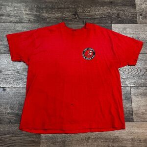 Vintage 90s Distressed BEST Single Stitch Made in USA Capellos Pizza T-Shirt 2XL